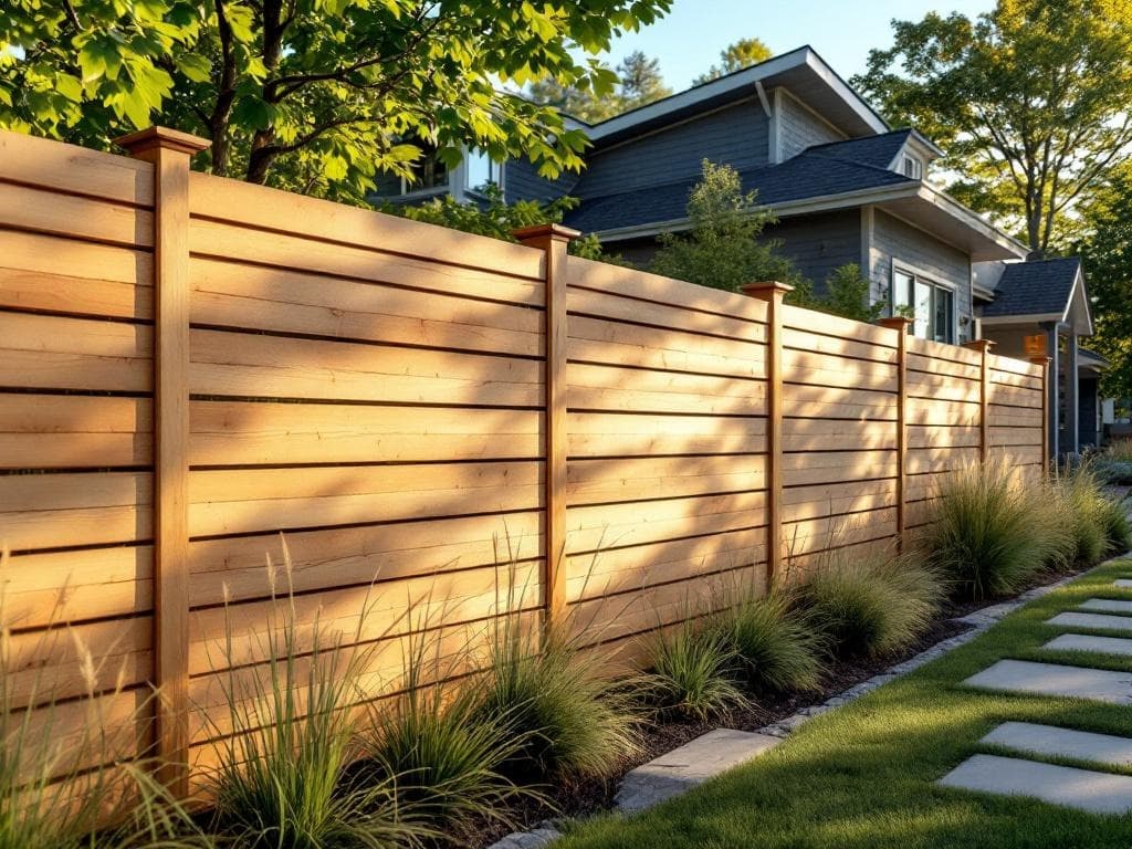 Horizontal Cedar Slat