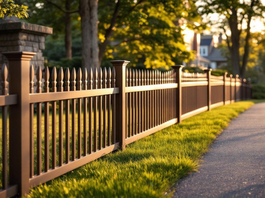 Bronze Aluminum Driveway